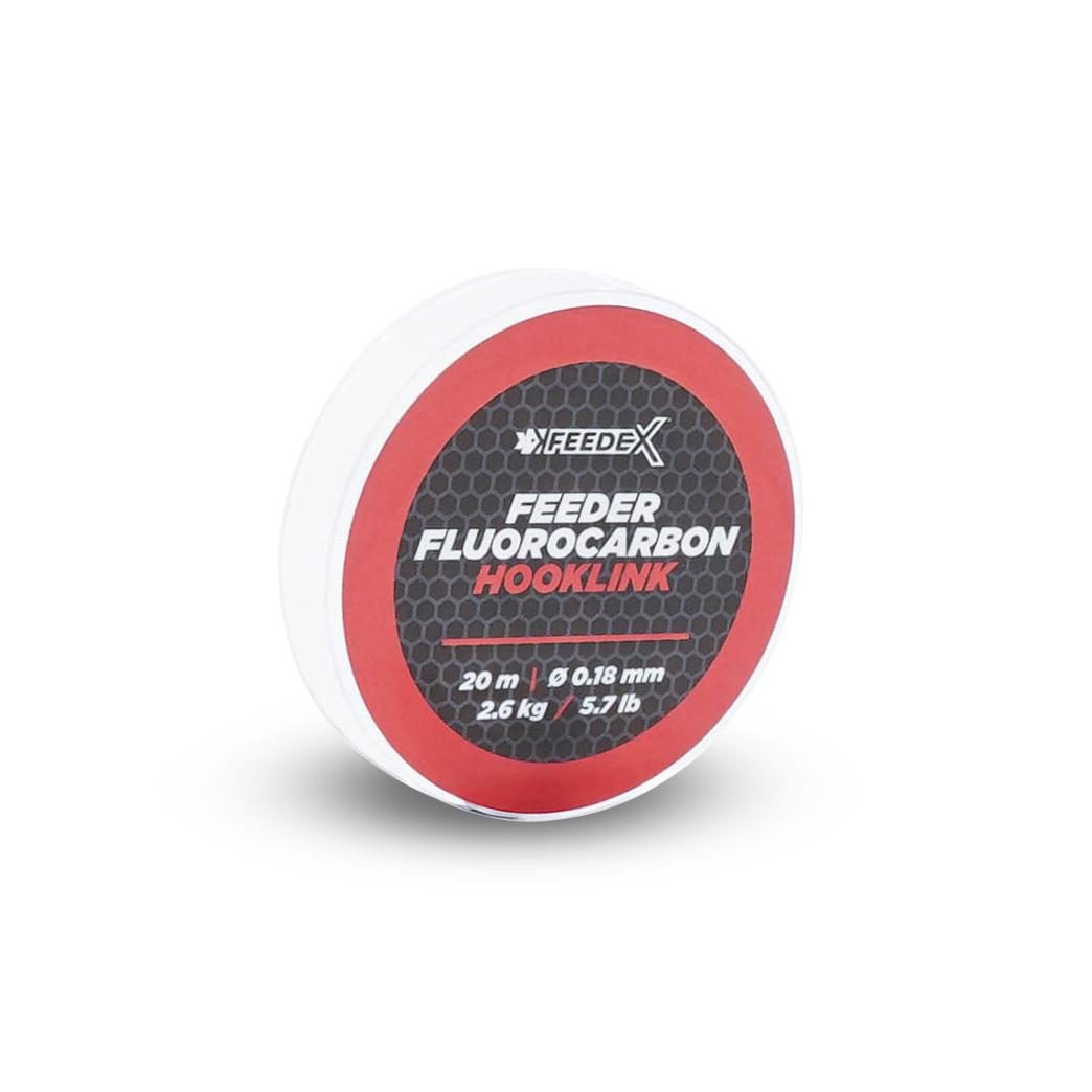 Feeder Expert návazcový Feeder Fluorocarbon 20m Průměr: 0,18mm-2,6kg-5,7lb
