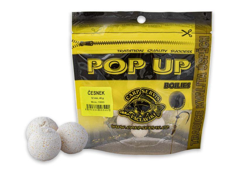 Carp Servis Václavík sáček Pop Up Česnek 12mm 40g