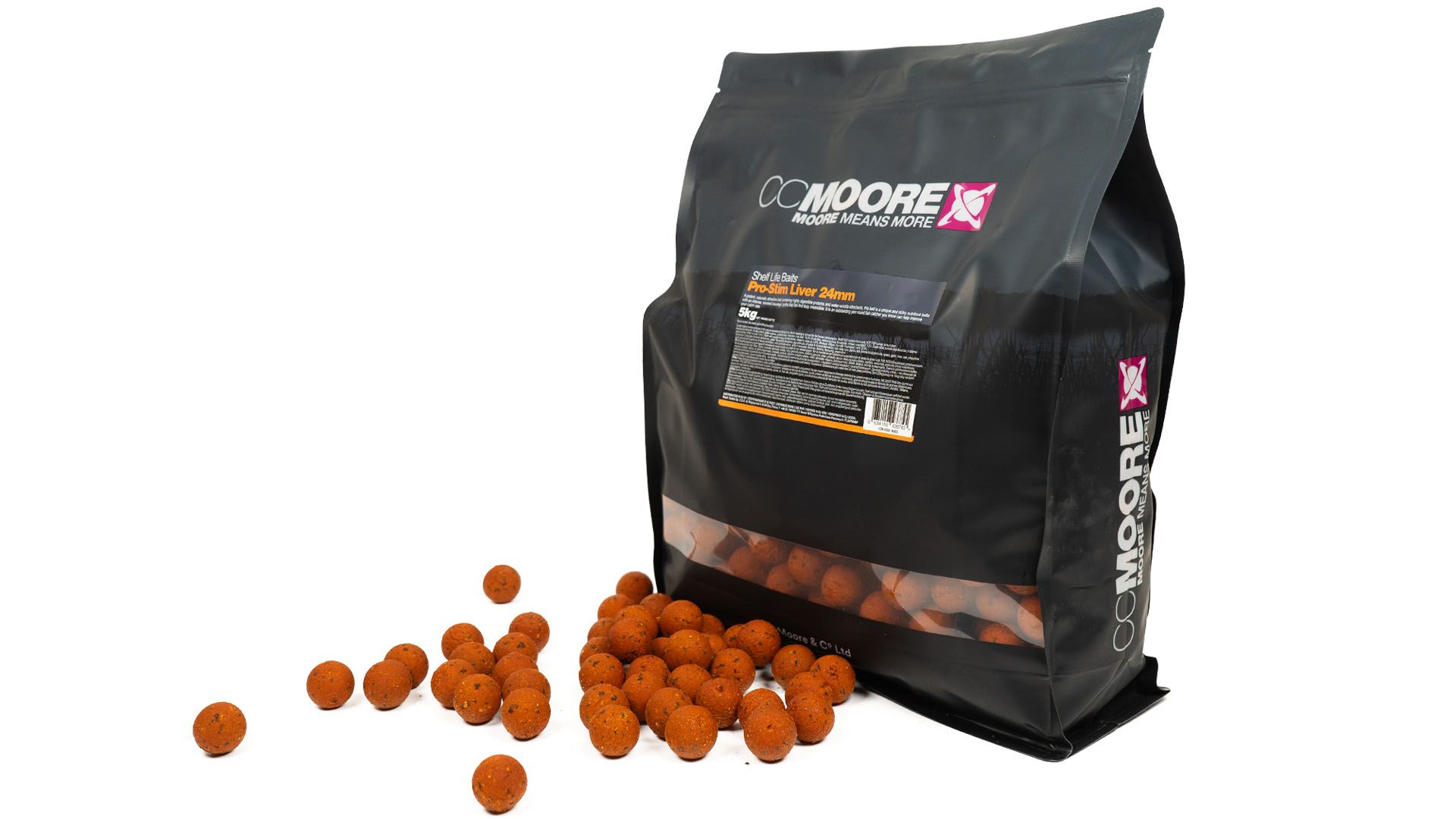 CC Moore boilie Pro-Stim Liver 24mm Balení: 5kg