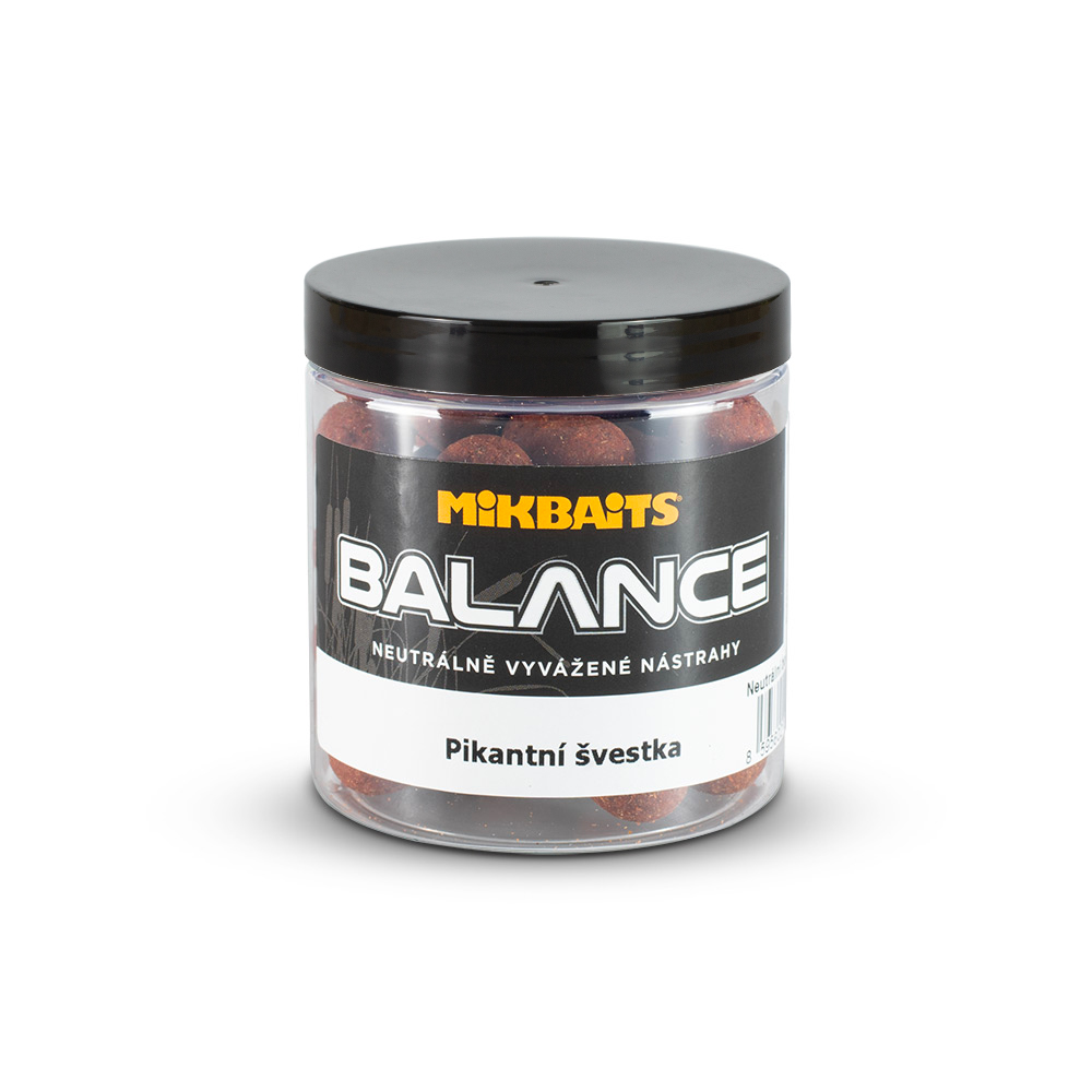 Mikbaits boilie Balance Spiceman Pikantní švestka 250ml Průměr: 20mm