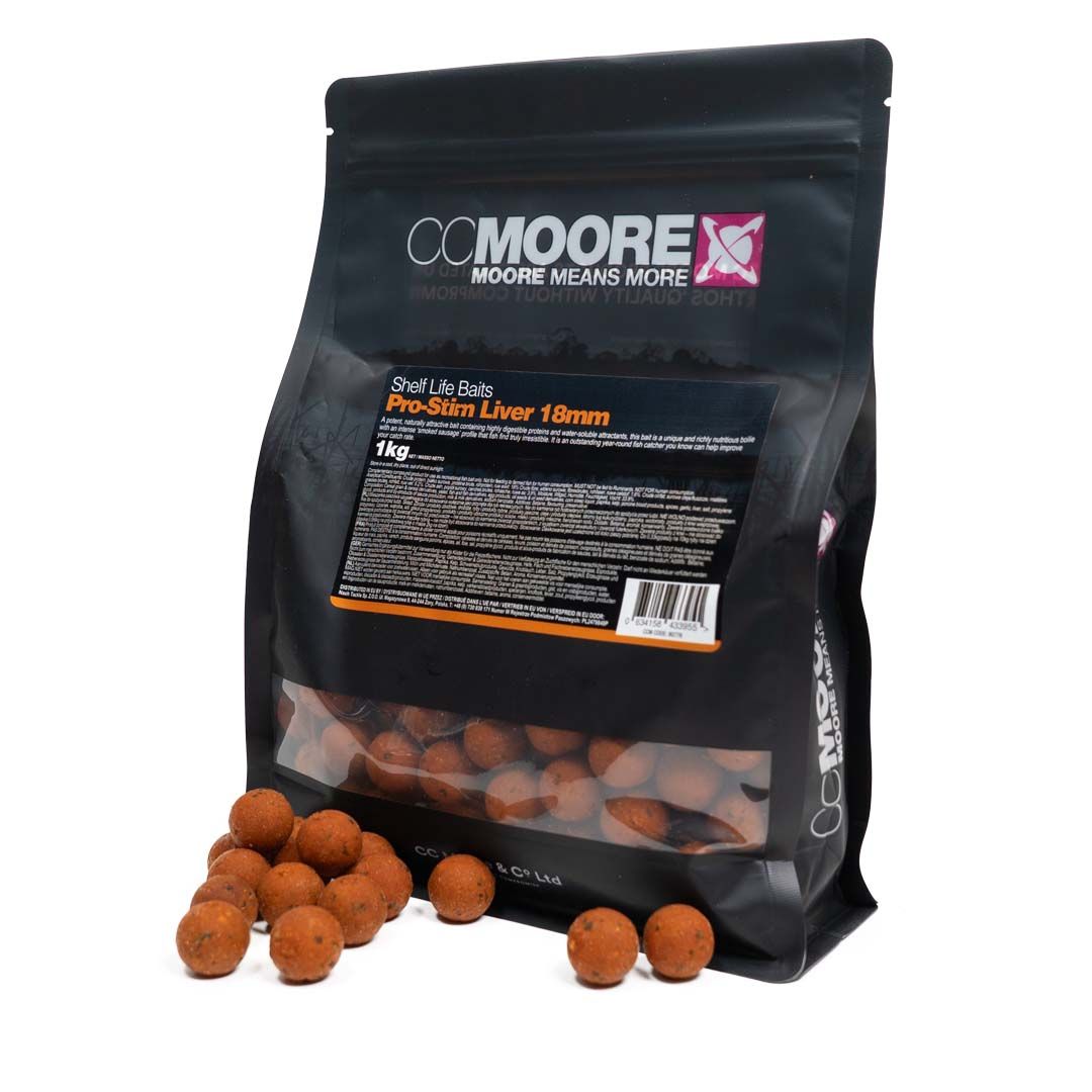 CC Moore boilie Pro-Stim Liver 18mm Balení: 1kg