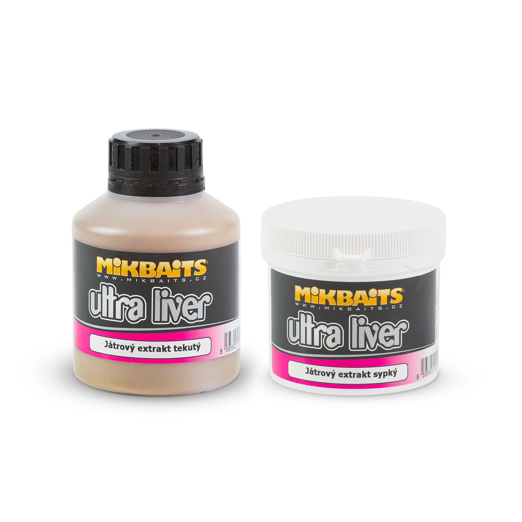 Mikbaits obalovací extrakt 1+1 (sypký+tekutý) Ultra Liver 250ml