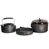 Giants fishing sada nádobí s konvičkou 3 Piece Pan & Kettle Set