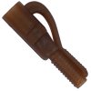 Giants fishing závěs na boční olovo Lead Clip with Pin Brown 10ks