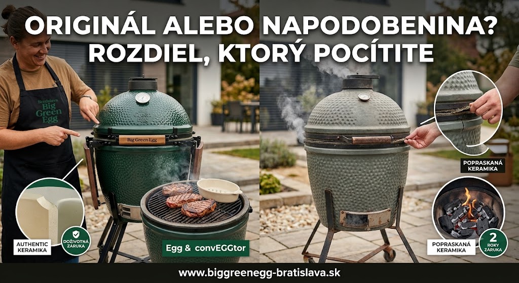 Originál vs. napodobenina: Prečo je Big Green Egg len jeden?