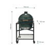 Big Green Egg XL koty v ráme