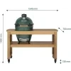 Bigg Green Egg stol rozmery
