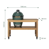 Big Green Egg koty stol eucalyptus