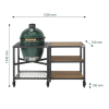 Big green egg Large modular set koty