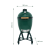 Big Green Egg s vozíkom koty