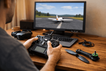 RC simulátory: naučte se létat bez zbytečných pádů