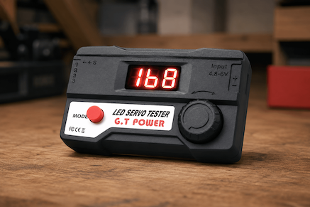 Servo tester: jak zkontrolovat servo před montáží