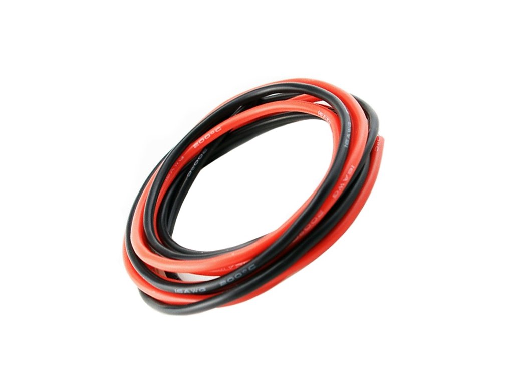 Silikonový kabel 26AWG (0,405mm) BLACK