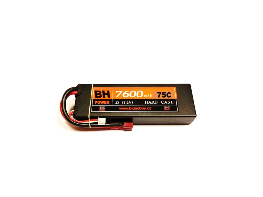 BH Power 7600 mAh 2S 75C (150C) HC (B) - AKCE !