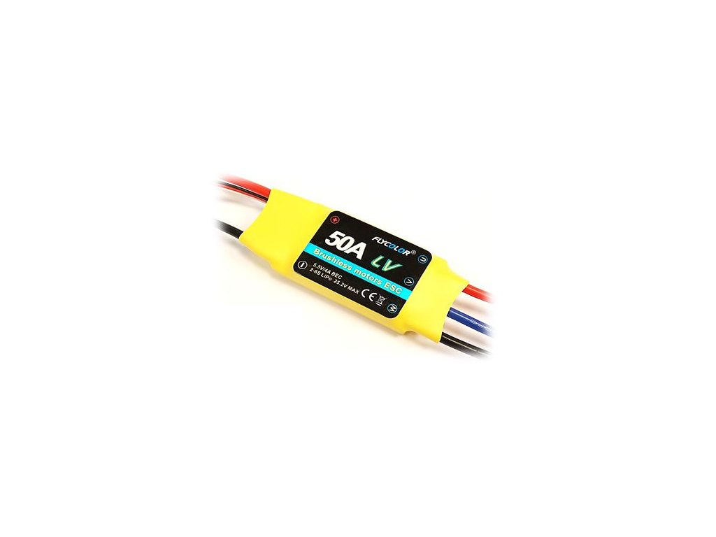 Regulátor otáček 50A FLYCOLOR ESC BEC 5.5V/4A 2-6S