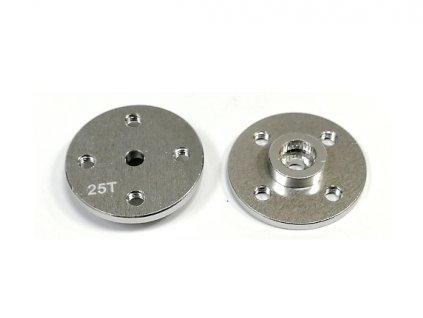 Alu (hliníková) kruhová 35mm servo páka 13B9-25T (stříbrná)
