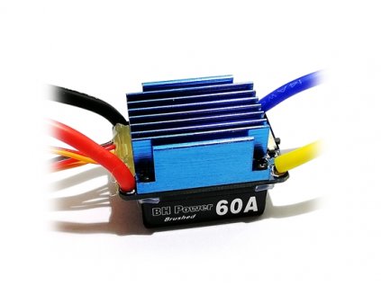 Stejnosměrný regulátor otáček 60A BH Power Car ESC