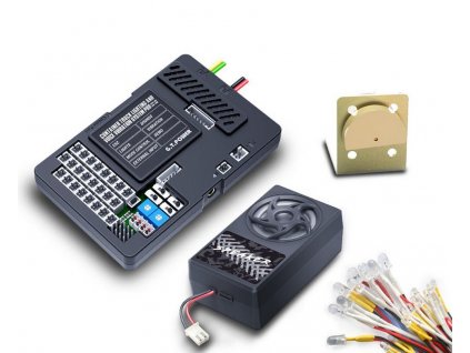 Modul pro RC auta Container Truck  Lighting and Voice Vibration System PRO (USA verze)