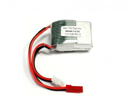 Li-pol baterie 600mAh 2S 20C (30C) Bighobby-NANO Tech