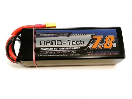 Li-pol baterie 7800mAh 4S 50C (100C) HC (B)  Bighobby-NANO Tech