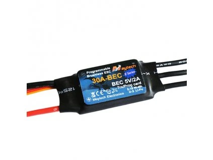 Střídavý regulátor rychlosti 5V/2A Maytech MT30A HE-ECO-BEC, 2-3S