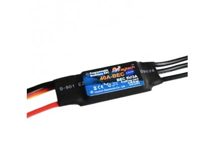 Střídavý regulátor rychlosti 5V/3A Maytech MT40A HE-ECO-BEC, 2-4S