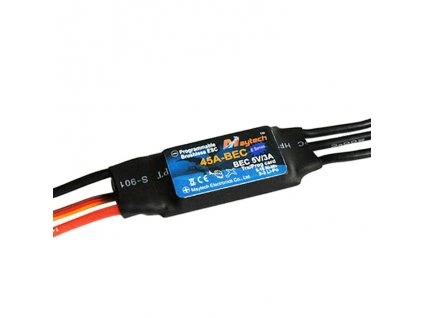 Střídavý regulátor rychlosti 5V/3A Maytech MT45A HE-ECO-BEC, 2-4S