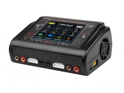Nabíječ HT- DUO T400 DC 400W, AC 200W -12Ax2, vestavěný zdroj