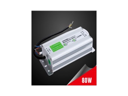 LED napájecí zdroj 24V 3,3A 80W IP67-voděodolný