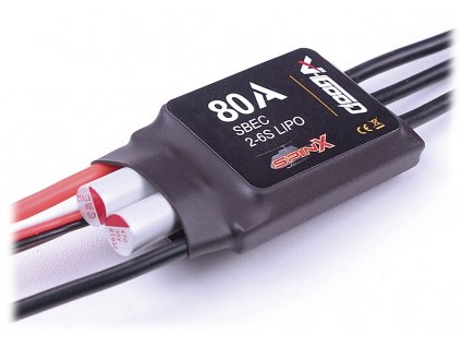 Regulátor otáček 80A V-GOOD SpinX SBEC 10A (5-8V) 2-6S