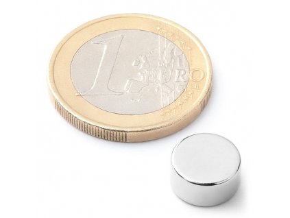 Extra silný neodymový magnet kruhový 10x5mm