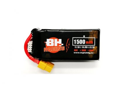 Li-pol baterie BH RACING 1500 mAh 3S 60C (120C)