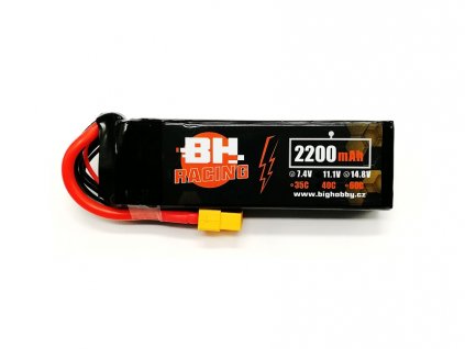 Li-pol baterie BH RACING 2200 mAh 3S 40C (80C)