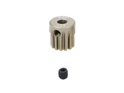 Pastorek modul 48DP 13T (zubů) hřídel 3,17mm