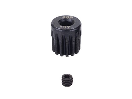 Pastorek ocel modul 48DP 13T (zubů) hřídel 3,17mm