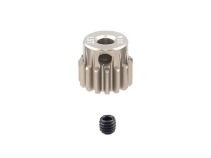Pastorek modul M0.6 15T (zubů) hřídel 3,17mm