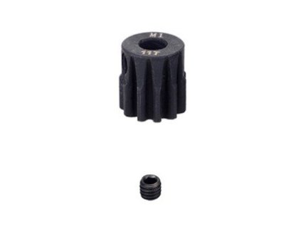 Pastorek ocel modul M1 11T (zubů) hřídel 5mm