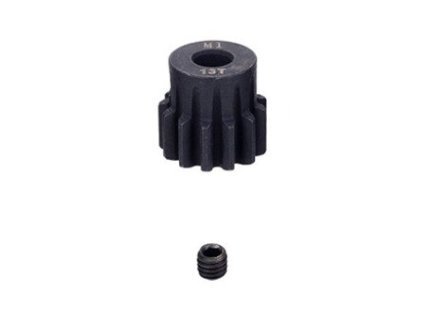 Pastorek ocel modul M1 13T (zubů) hřídel 5mm