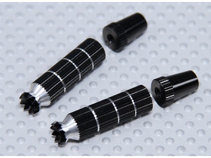 Koncovka páky vysílače M3 -JR TX 29,5mm - černá