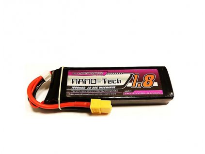 Li-pol baterie 1800mAh 2S 25C (50C) Bighobby-NANO Tech