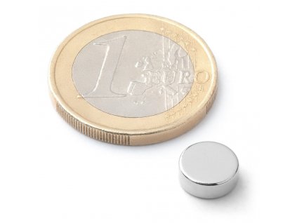 Extra silný neodymový magnet kruhový 8x3mm