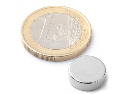 Extra silný neodymový magnet kruhový 12x4mm