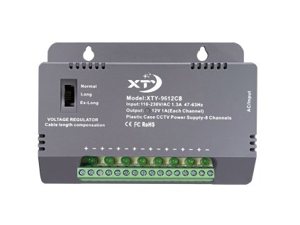 kamery 12V 8A 8ch