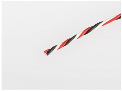 Servo kabel FUT kroucený 26AWG  (tenký 0,15mm) - 1m