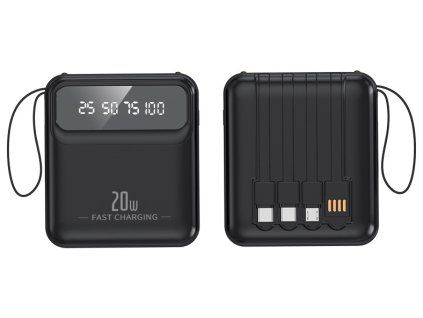 *Mini Powerbanka 5000mAh – Černá
