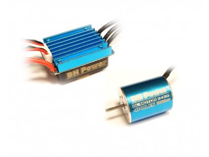 Střídavý elektromotor 2430 5800kv+25A pro RC auta Combo BH Power