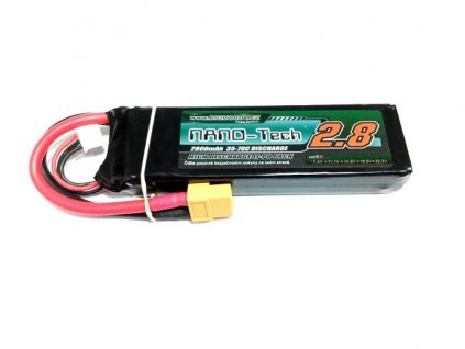 Li-pol baterie 2800mAh 2S 35C (70C)  Bighobby- NANO Tech