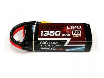 Li-pol baterie DRONE LIPO 1350mAh 3S 80C (160C)