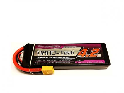 Li-pol baterie 4200mAh 2S 25C (50C) Bighobby-NANO Tech