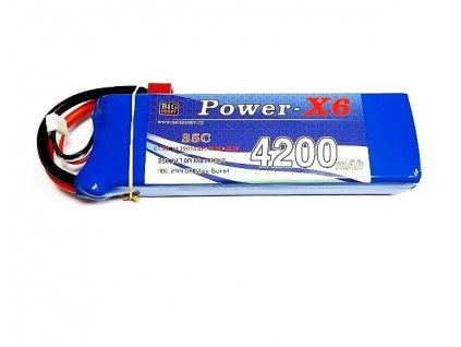Li-pol baterie 4200 mAh 2S 35C (70C) Power X6
